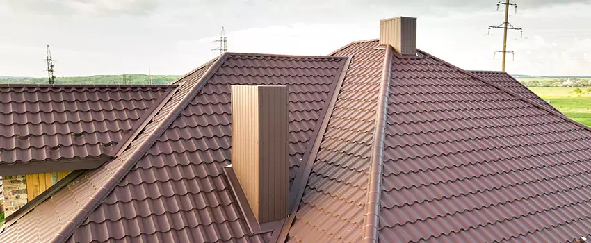 Residential Chimney Flashing Restoration in Wallingford Center, CT