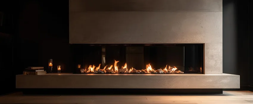 Gas Fireplace Ember Bed Design Services in Wallingford Center, Connecticut