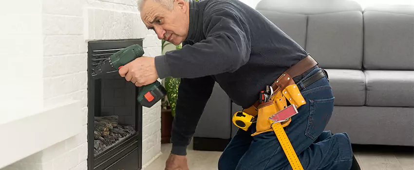 New Indoor Fireplace Installation in Wallingford Center, Connecticut