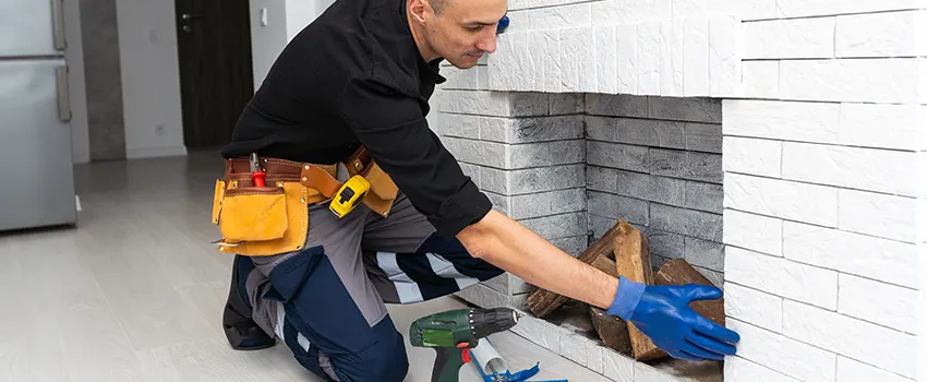 Fireplace Damaged Damper Frame Repair Services in Wallingford Center, Connecticut