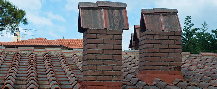 Chimney Maintenance for Cracked Tiles in Wallingford Center, Connecticut