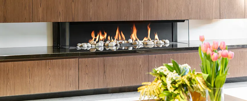 Double-height Fireplace Design Refurbishment in Wallingford Center, Connecticut