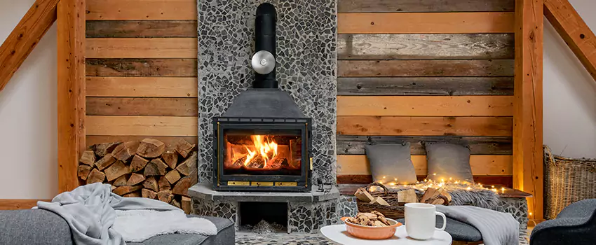 Thelin Hearth Products Direct Vent Gas Stove Fireplace Inspection in Wallingford Center, Connecticut